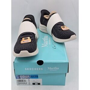 Skechers Womens Martha Stewart Ultra Flex 3.0 Slip-ins -‎ Daylight Black Sz 8 M